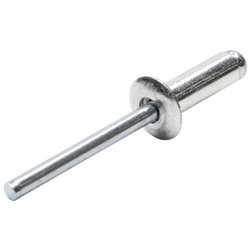 Allstar Performance ALL18000 Rivet, Small, 3/8 in Head, 3/16 in Steel Mandrel, 1/4 to 3/8 in Grip Range, Aluminum, Natural, Set of 250