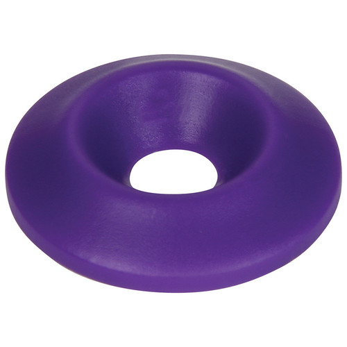 Allstar Performance ALL18697-50 Countersunk Washer, 1/4 in ID, 1 in OD, Plastic, Purple, Set of 50