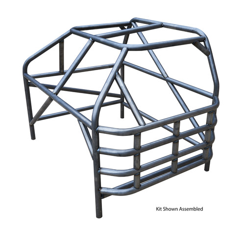 Allstar Performance ALL22095 Roll Cage, Deluxe, 4-Point, Weld-On, 1-3/4 in Diameter, 0.095 in Wall, Steel, Natural, Crown Vic, Kit