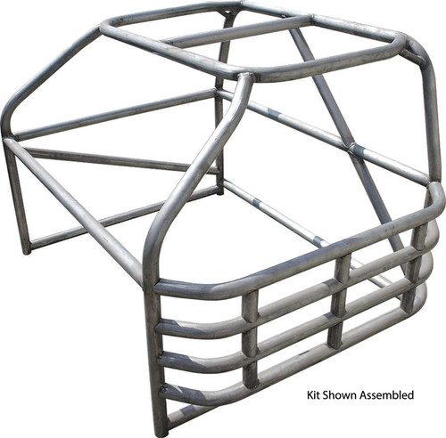 Allstar Performance ALL22102 Roll Cage, Deluxe, 4-Point, Weld-On, 1-3/4 in Diameter, 0.095 in Wall, Steel, Natural, GM A-Body 1970-77, Kit