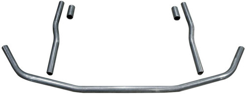 Allstar Performance ALL22372 Bumper, ABC Unwelded, Front, 1-1/2 in OD, 0.083 in Wall, Steel, Natural, Kit