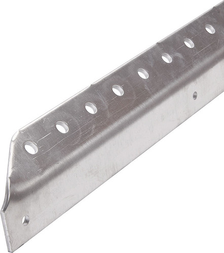 Allstar Performance ALL23130 Aluminum Angle Stock, 120 Degree, 1 in Wide, 1 in Tall, 1/8 in Thick, 26 in Long, 1/4 in Holes, Aluminum, Natural, Each