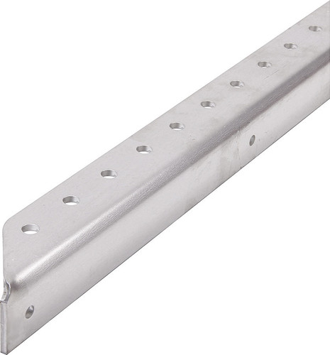Allstar Performance ALL23135 Angle Stock, 90 Degree, 1 in Wide, 1 in Tall, 0.125 in Thick, 30 in Long, 0.25 in Holes, Aluminum, Natural, Each