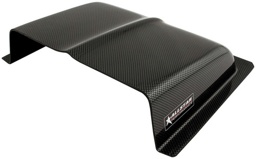 Allstar Performance ALL23229 Oil Cooler Scoop, 3 in Tall, 11 in Wide, 7 in Long, Plastic, Carbon Fiber Look, Each