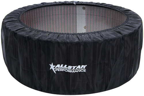 Allstar Performance ALL26222 Air Filter Wrap, Round, 14 in Diameter, 5 in Tall, Allstar Logo, Polyester, Black, Each