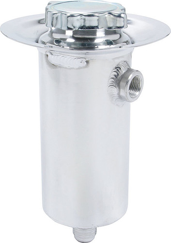 Allstar Performance ALL36111 Remote Fill Tank, Flush Mount, 10 AN Outlet, 3/8 in NPT Female Bung, Vented Cap, Aluminum, Each