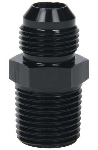 Allstar Performance ALL49507 Fitting, Adapter, Straight, 4 AN Male to 3/8 in NPT Male, Aluminum, Black Anodized, Each