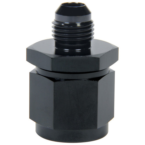 Allstar Performance ALL49740 Fitting, Adapter, Straight, 4 AN Female Swivel to 3 AN Male, Aluminum, Black Anodized, Each