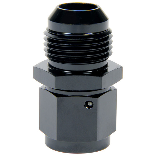 Allstar Performance ALL49756 Fitting, Adapter, Straight, 16 AN Female Swivel to 20 AN Male, Aluminum, Black Anodized, Each