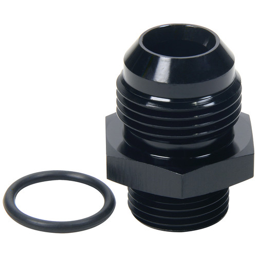 Allstar Performance ALL49853 Fitting, Adapter, Straight, 12 AN Male to 10 AN Male O-Ring, Aluminum, Black Anodized, Each