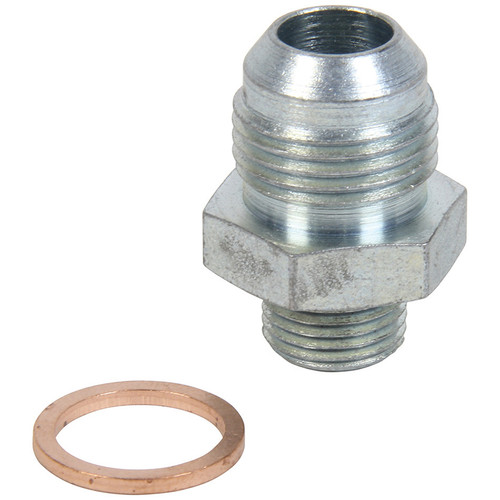 Allstar Performance ALL50916 Fitting, Adapter, Straight, 10 AN Male to 5/8-18 in Male, Steel, Zinc Oxide, Each