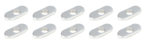 Allstar Performance ALL60080-10 Control Arm Caster Slug, 1/2 in ID Hole, Centered, Aluminum, Natural, Slotted Upper Control Arm Brackets, Set of 10