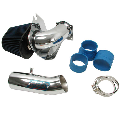 Bbk Performance 1712 Air Induction System, Reusable Oiled Filter, Steel, Chrome, Small Block Ford, Ford Mustang 1994-95, Kit