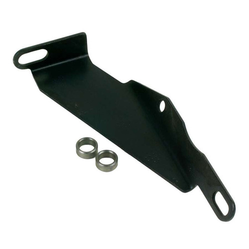 B And M Automotive 10499 Shifter Cable Bracket, Pan Mounted, Steel, Black Paint, Torqueflite 727 / 904, Kit