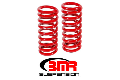 Bmr Suspension SP055R Suspension Spring Kit, 2 in Lowering, 2 Coil Springs, Red Powder Coat, Front, GM F-Body 1967-69 / X-Body 1968-74, Kit