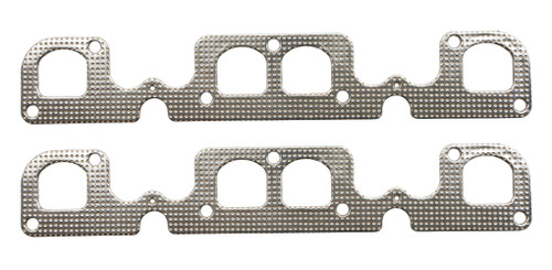 Cometic Gaskets C15603-064 Exhaust Header/Manifold Gaskets, 1.780 x 1.700 in D Port, Aluminum, Small Block Chevy, Pair