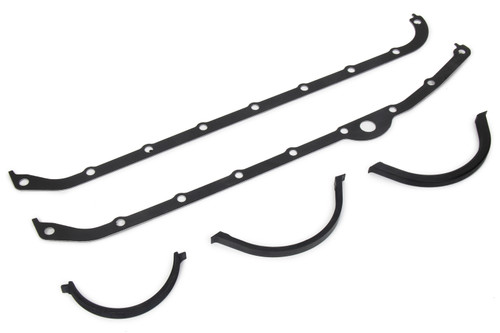 Cometic Gaskets C5488-060 Oil Pan Gaskets, Fiber, Passenger Side Dipstick, Small Block Chevy, Kit