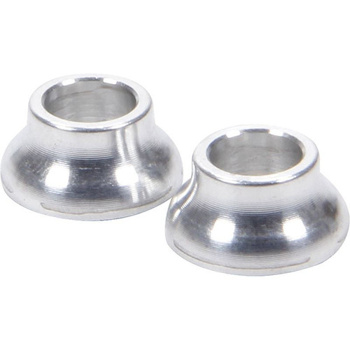 AllstarALL18700 Tapered Spacers, 1/4 in. ID, 1/4 in. Thick, Aluminum, Natural, Pair
