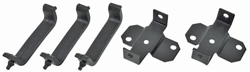 Cold Case Radiators RPE58 Radiator Mount Kit, 2 Bolt-On Lower Brackets, Insulators, Steel, Pontiac GTO 1964-1967, Kit