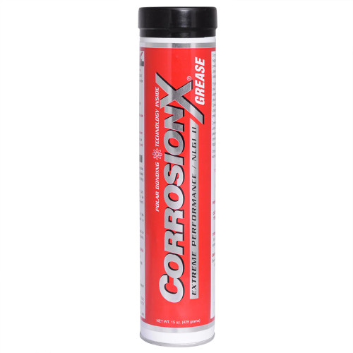 Corrosion Technologies 96801-X10 Grease, CorrosionX, Multi-Purpose, Extreme Pressure, Water Resistant, 15 oz Cartridge, Set of 10