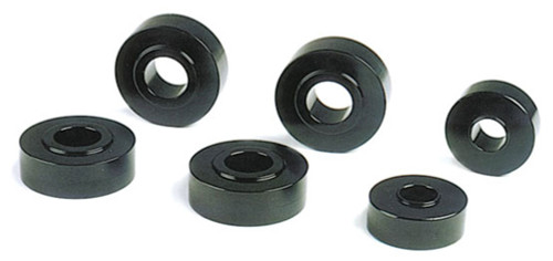 Competition Engineering C3027 Body Mount Bushing, Aluminum, Black Anodized, GM F-Body / X-Body, Set of 6