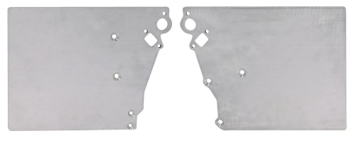 Competition Engineering C3995 Motor Plate, Front, 15 x 12 x 1/4 in, 2 Piece, Aluminum, Natural, GM LS-Series, Kit