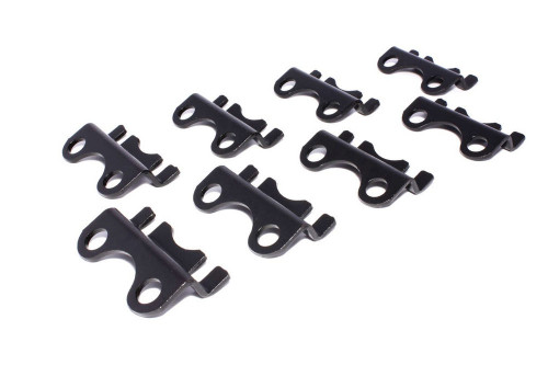 Comp Cams 4802-8 Pushrod Guide Plate, 3/8 in Pushrod, Raised, Steel, Black Oxide, Small Block Chevy, Set of 8