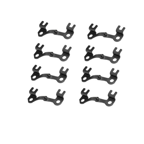 Comp Cams 4811-8 Pushrod Guide Plate, 3/8 in Pushrod, Raised, Adjustable, Steel, Black Oxide, Big Block Chevy, Set of 8