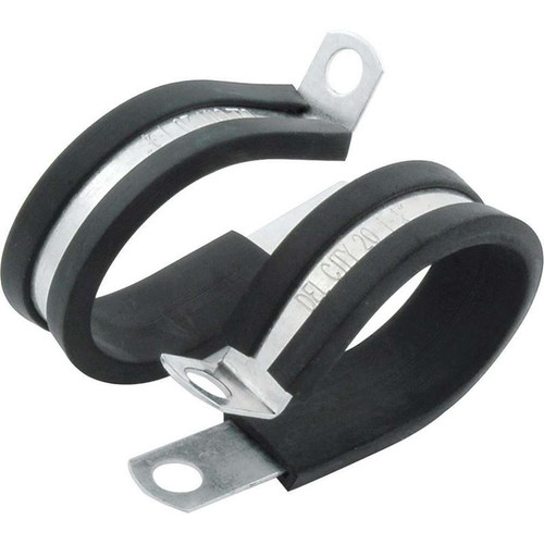 Allstar Performance ALL18307 Line Clamps, 1 in. Aluminum, Rubber Lining, 10 Pack