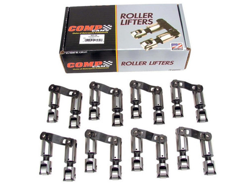 Comp Cams 823-16 Lifter, Endure-X, Mechanical Roller, 0.875 in OD, Link Bar, Big Block Chevy, Set of 16