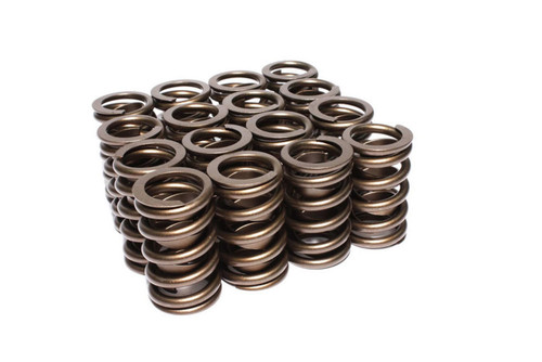 Comp Cams 981-16 Valve Spring, Performance Street, Single Spring / Damper, 373 lb/in Spring Rate, 1.150 in Coil Bind, 1.254 in OD, Set of 16