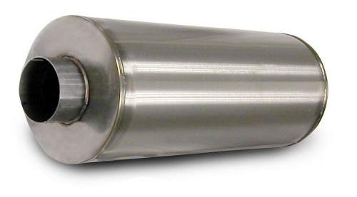 Corsa Performance 8004002 Muffler, dB Series, 4 in Center Inlet, 4 in Center Outlet, 9.620 in Diameter, 27.5 in Long, Stainless, Natural, Universal, Each