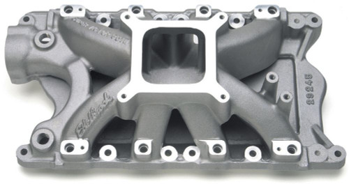 Edelbrock 29245 Intake Manifold, Super Victor 351W, Competition EFI Flange, Single Plane, Aluminum, Natural, Small Block Ford, Each