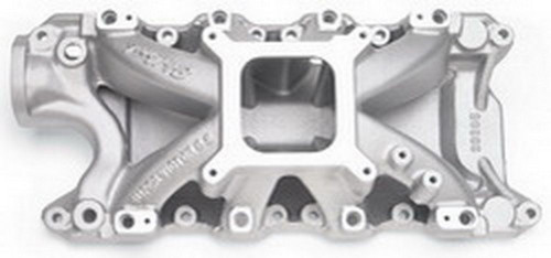 Edelbrock 29285 Intake Manifold, Super Victor, Competition EFI Flange, Single Plane, Aluminum, Natural, Small Block Ford, Each