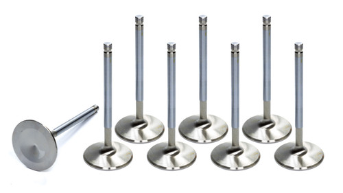 Edelbrock 9775 Intake Valve, 2.190 in Head, 11/32 in Valve Stem, Stainless, Edelbrock Performer RPM 454-O / 454-R, Big Block Chevy, Set of 8