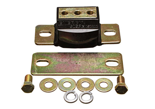 Energy Suspension 3.1142G Transmission Mount, Hyper-Flex, Polyurethane / Steel, Black / Cadmium, GM F-Body 1982-2002, Kit