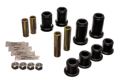 Energy Suspension 3.3185G Control Arm Bushing, Hyper-Flex, Front, Lower / Upper, Polyurethane, Black, GM Fullsize Truck 2001-06, Kit