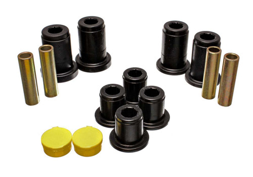 Energy Suspension 4.3157G Control Arm Bushing, Hyper-Flex, Front, Lower / Upper, Polyurethane, Black, Ford / Mazda / Mercury SUV / Truck 1995-2011, Kit