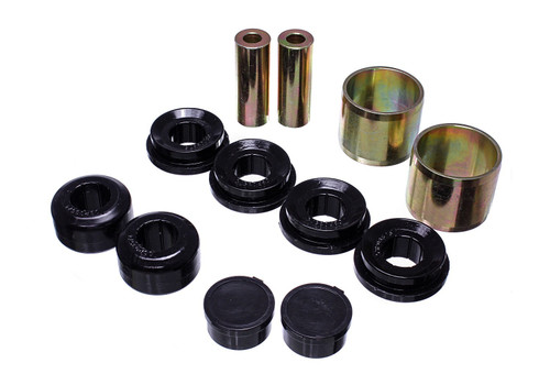 Energy Suspension 4.3170G Control Arm Bushing, Hyper-Flex, Front, Lower / Upper, Polyurethane, Black, GT, Ford Mustang 2015, Kit