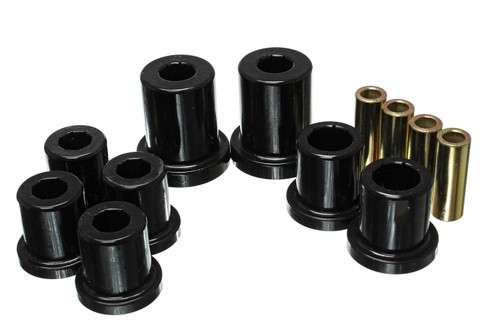 Energy Suspension 8.3128G Control Arm Bushing, Hyper-Flex, Front, Lower / Upper, Black, Toyota Midsize SUV / Truck 2003-13, Kit