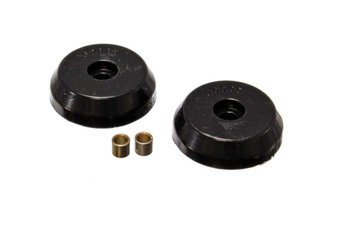 Energy Suspension 9.9148G Bump Stop, Hyper-Flex, 0.750 in Tall, 2-3/4 in OD, Bolt-On, Polyurethane, Black, Universal, Pair