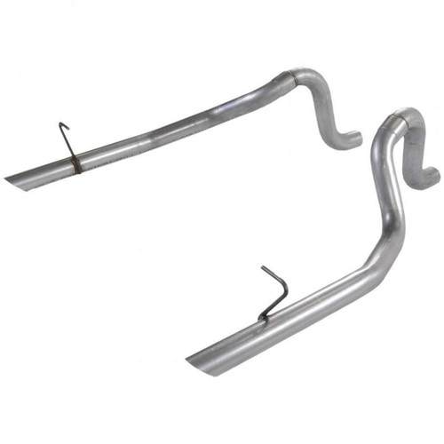 Flowmaster 15804 Exhaust Tailpipe, 2-1/2 in Diameter, Steel, Aluminized, LX, Ford Mustang 1986-93, Kit