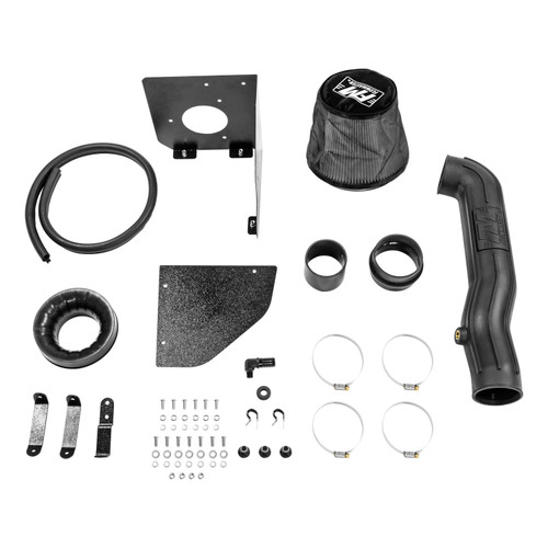 Flowmaster 615135D Air Induction System, Delta Force, Reusable Dry Filter, Plastic, Black, 3.6 L, Mopar V6, Jeep Wrangler JK 2012-18, Kit