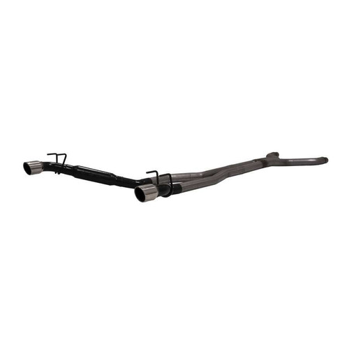 Flowmaster 817556 Exhaust System, Outlaw, Axle-Back, 3 in Tailpipe, 4 in Tips, Stainless, Black, Chevy Camaro 2010-13, Kit