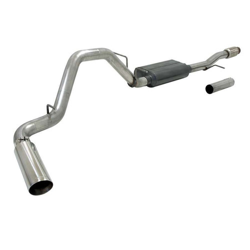 Flowmaster 817672 Exhaust System, Force II, Cat-Back, 3 in Tailpipe, 4 in Tip, Stainless, Natural, GM Fullsize Truck 2014-19, Kit