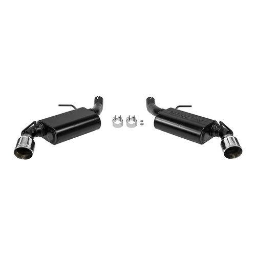 Flowmaster 817743 Exhaust System, American Thunder, Axle-Back, 2 1/2 in Tailpipe, 4 in Tips, Stainless, Natural, Chevy Camaro 2016-21, Kit