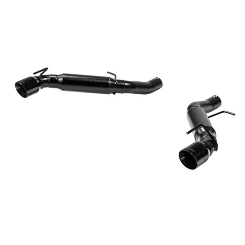 Flowmaster 817745 Exhaust System, Outlaw, Axle-Back, 3 in Tailpipe, 4 in Tips, Stainless, Black, Chevy Camaro 2016-21, Kit