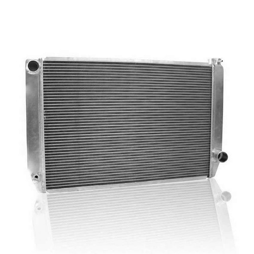 Griffin 1-25272-X Radiator, ClassicCool, 31 in W x 19 in H x 3 in D, Driver Side Inlet, Passenger Side Outlet, Aluminum, Natural, Each