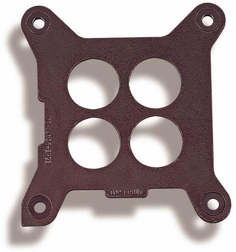 Holley 108-58 Carburetor Base Plate Gasket, 4-Barrel, 4-Hole, Composite, Square Bore, Each