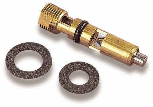 Holley 6-500-2 Needle and Seat, Adjustable, 0.110 Orifice, Steel, Holley Carburetors, Pair